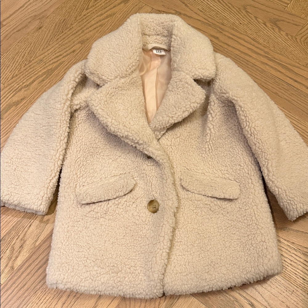 GAP Cream Kids Pea Coat